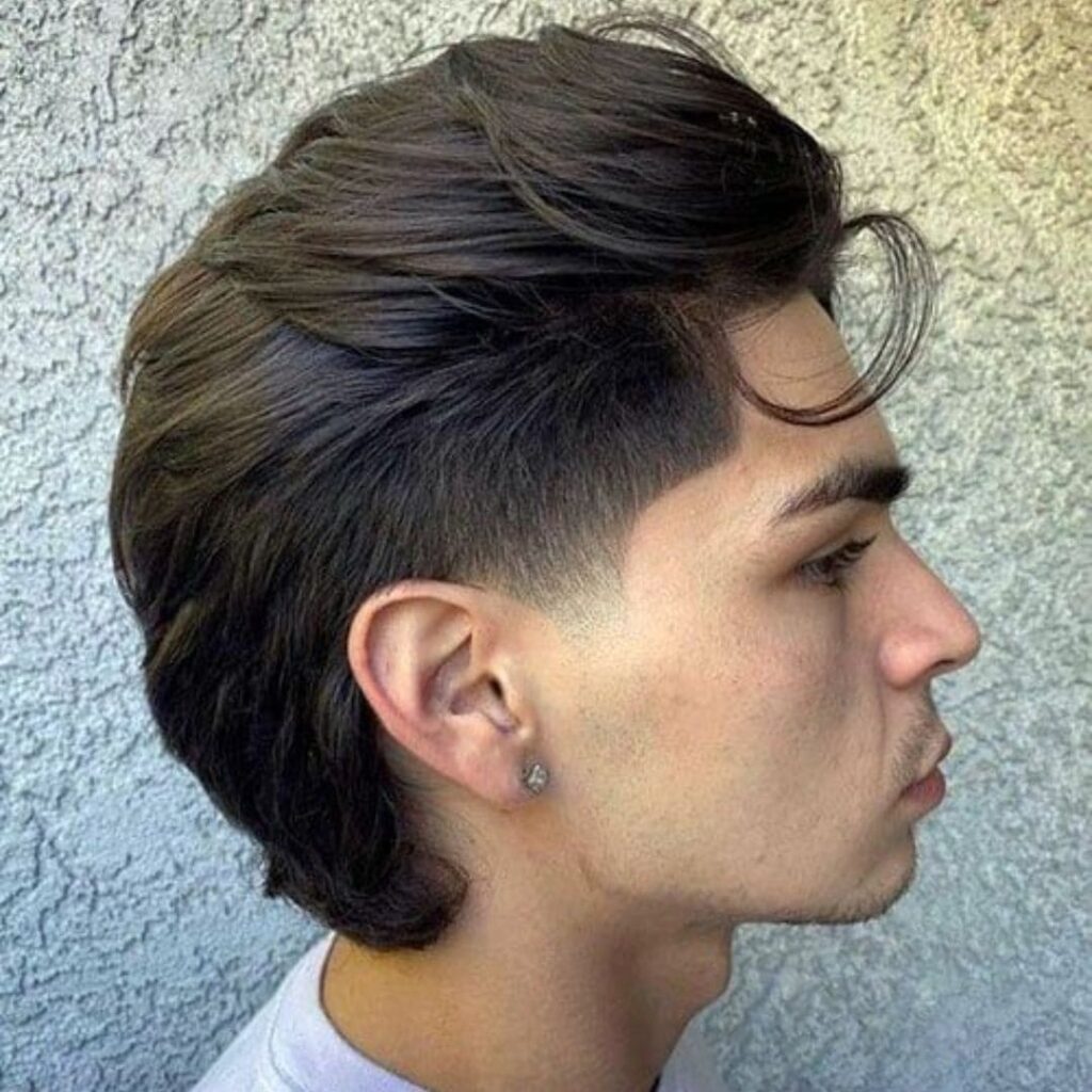 Layered Mullet Fade Haircut style