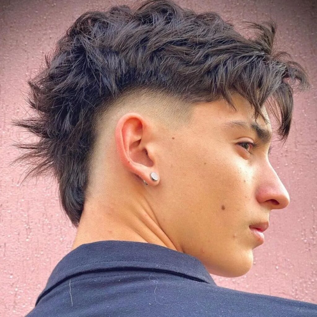 Mohawk Mullet Fade Haircut style