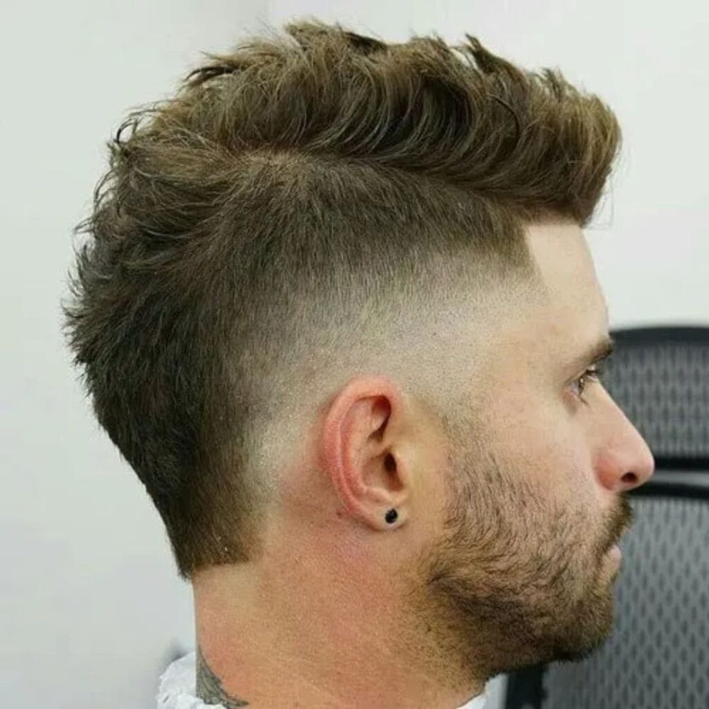 Short Mullet Fade Haircut style